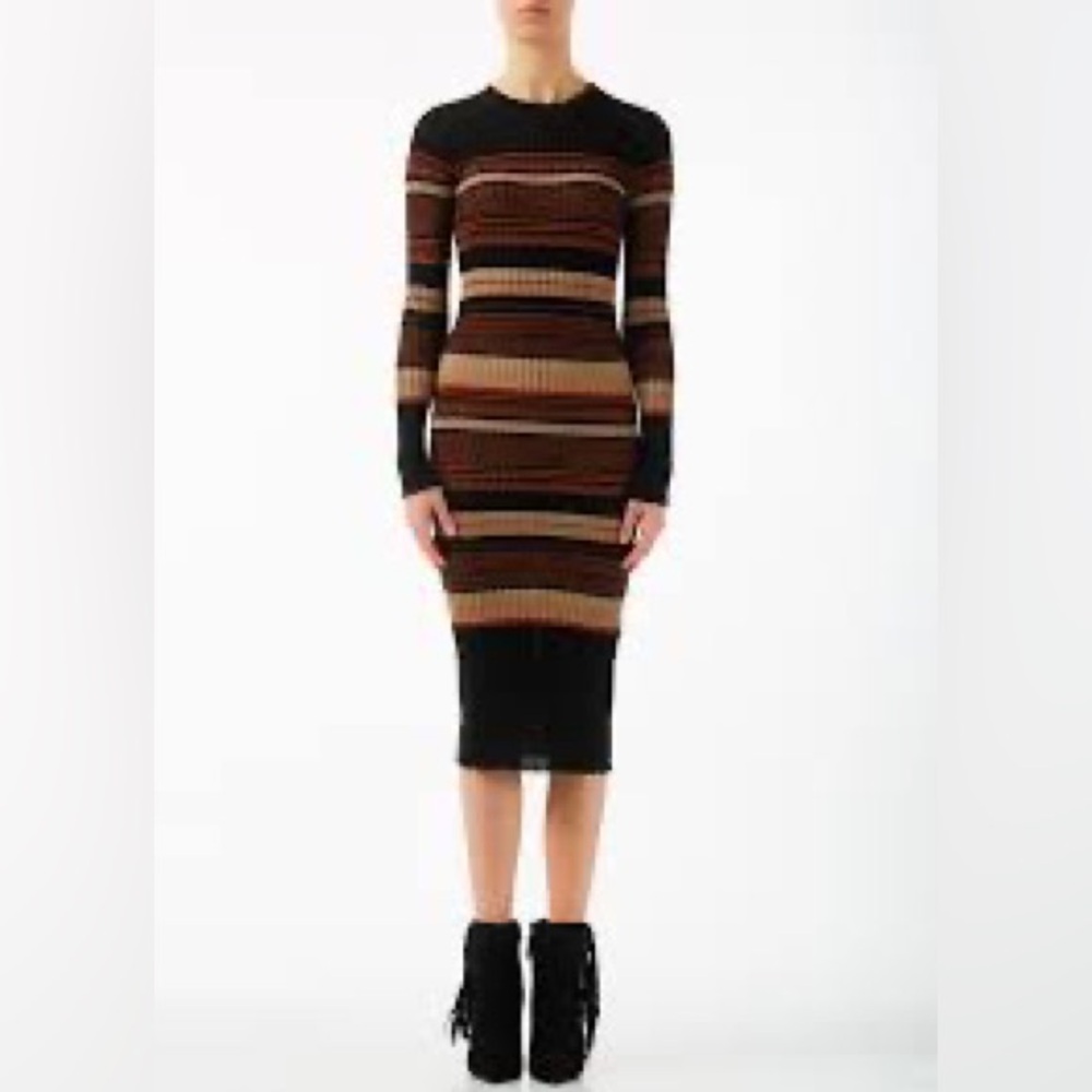 LIU Jo stripe knit midi dress small